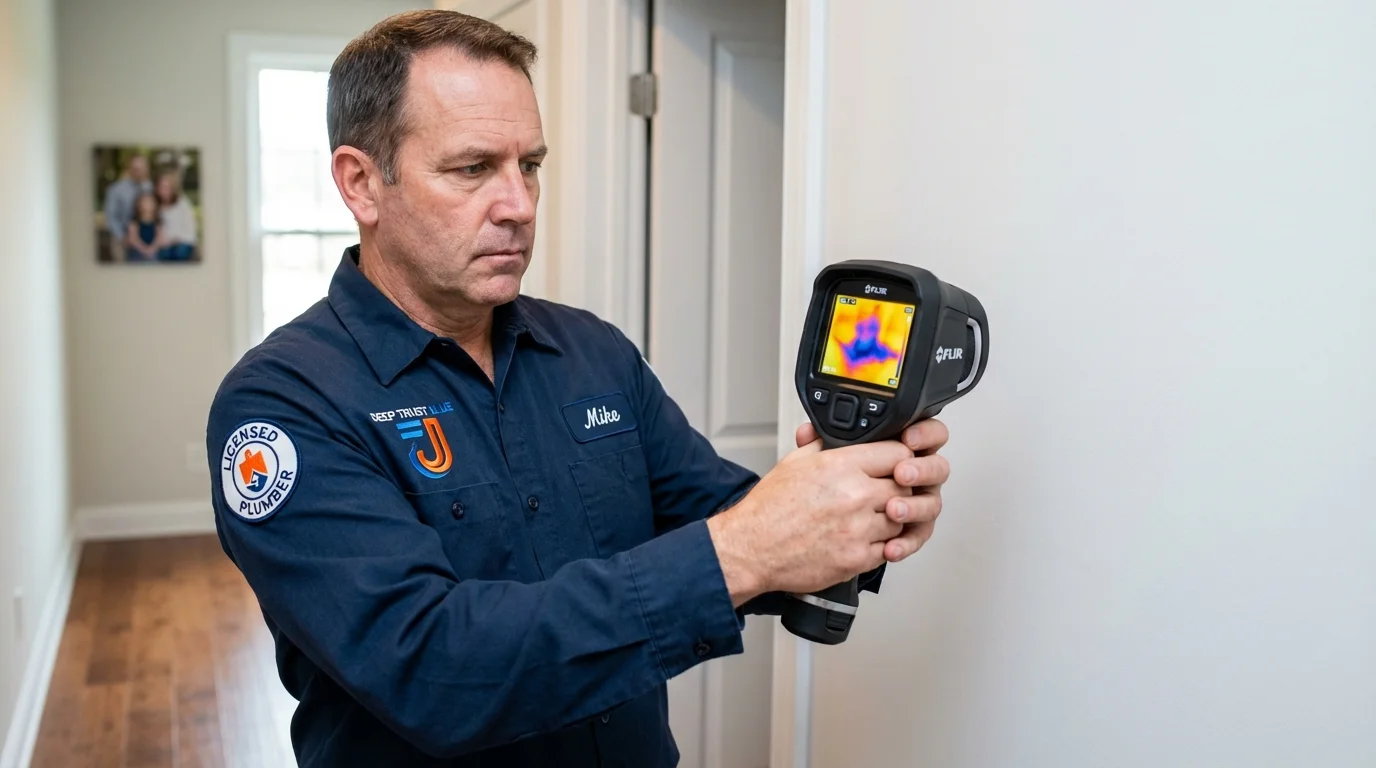 Thermal imaging leak detection by Johns Plumbing LLC in Marked Tree